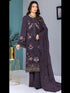 Purple Georgette Pant Suit 189528